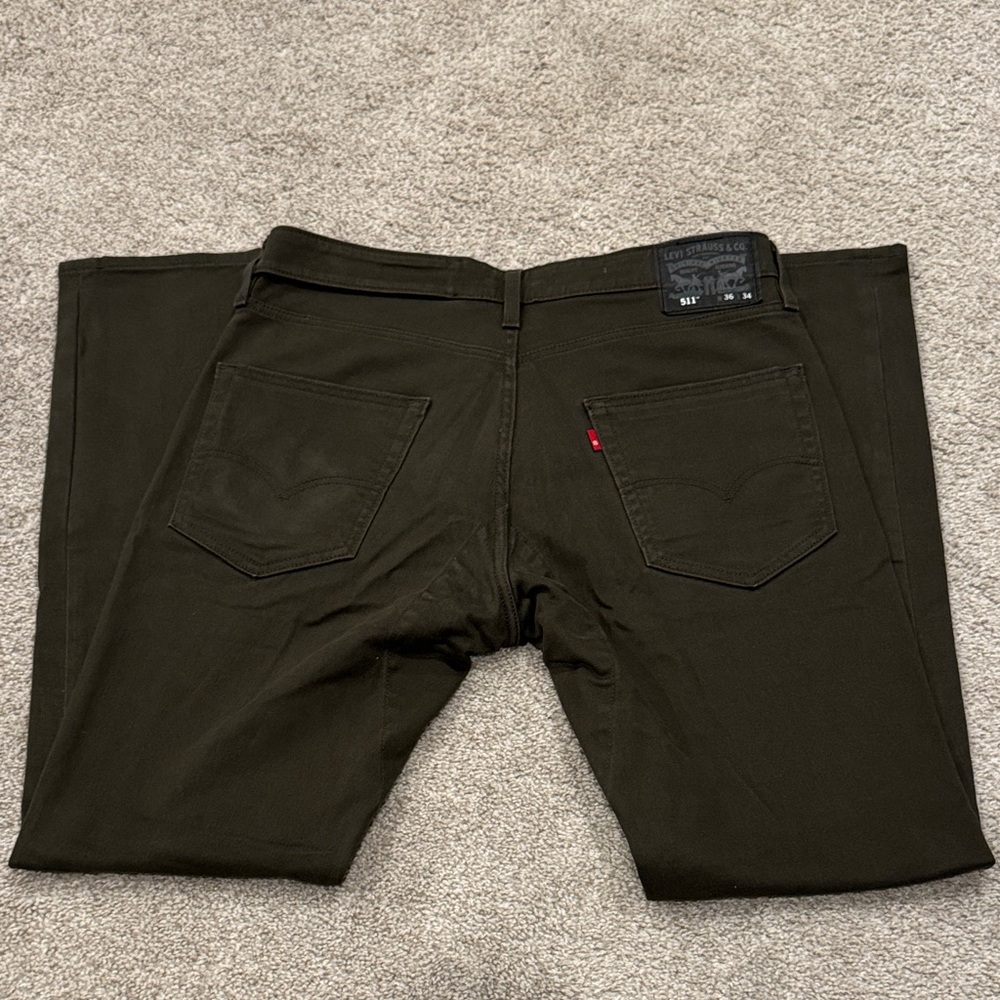 Levi's Men's Dark Olive Jeans